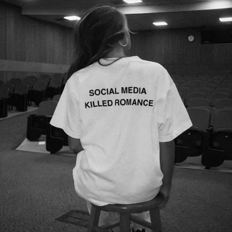 Social Media Killed Romance T-Shirt